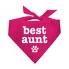 Best Aunt Mother's Day, Valentine's Day, Birthday Dog Bandana (587