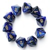 Yourandoll 10pcs Polyhedral Dice D8 Dice 8-Sided Dice for Table