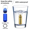 Waterproof Aluminum Pill Box - 3pcs Pocket Pill Case -