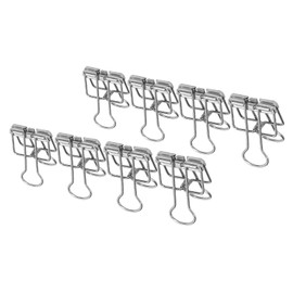 Metal Binder Clips Metal Hollow Tail Clips,Small Binder Clips for Teacher School Office and Business (Silver)