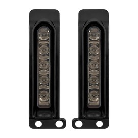 Rear Fender Filler Panel Lights Turn Signals Running Brake Lamp Compatible with Harley Touring Steet Glide Road Glide Road King Special 2014-2023 Black Housing Black Len