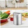 Levemolo Garbage Can for Car Mini Trash Bin Stainless Steel