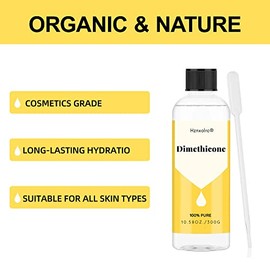 10.58 onzas de dimeticona (polidimetilsiloxano), 100% puro, grado cosmético, adecuado para cabello, cuerpo, productos acondicionadores de la piel y má