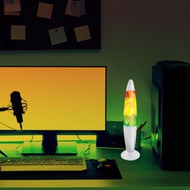 CIAO TECH 13 Inch Large Magma Lamp with Motion Sensor - Multicolor Decorative Liquid Lamp with Magnetic Hold and USB Chagring - Relaxing Lamp for Kitchen, Cabinets, Bedsides etc