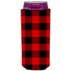 Buffalo Check Flannel Slim Can Coolie