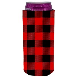 Buffalo Check Flannel Slim Can Coolie