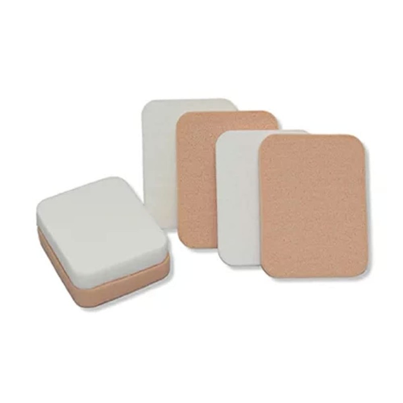 Natural Latex Puff Rectangular Puff 6P
