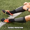 Football Sleeve Style Shin Pads/Guards - Flexible Comfort & Protection