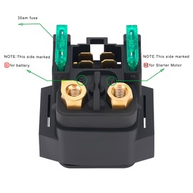 OuYi Starter Solenoid Relay Compatible with YAMAHA KODIAK 400 YFM400 2000-2006 / GRIZZLY 400 YFM400 2007 2008 / BIG BEAR 400 YFM400 2000-2009 ATV