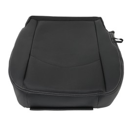 SEBLAFF Seat Cover Passenger Side Bottom Black Leather Replacement for 2013-2018 Ram 1500 Laramie