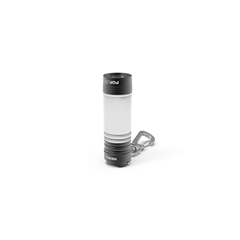 NEBO Poplite, Compact Light and Lantern, Magnetic Base, Keyring Clip,
