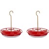 Hummingbird Feeder for Outdoors Hanging, 2 Pack, Leak-Proof, Easy to