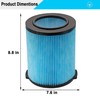 1 Pack VF5000 3-Layer Pleated Paper Replacement Filter Compatible with