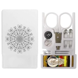 'Lineart Mandala' Mini Travel Sewing Kit (SE00032510)