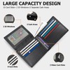 Sigtrenx Leather Wallets for Men, Genuine Leather Mens Wallet Bifold