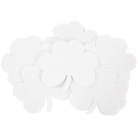 Playfully Ever After 4 Inch Clover Stiff Felt 16pc Pack (White)