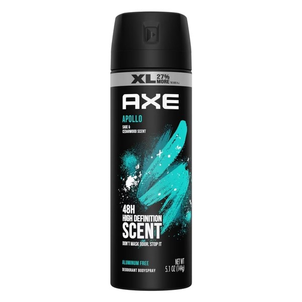 18 Pack Axe Apollo Mens Deodorant Body Spray, 150ml