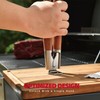 GRILAZ Heavy-Duty Rose Wooden BBQ Grilling Tools Set. Extra Thick