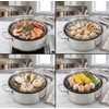 Premium 304 Stainless Steel Foldable Steamer for Cooking – Expandable