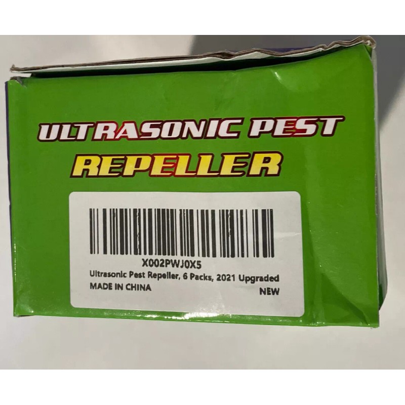 RoHS Ultrasonic Plug In Pest Repeller 6 pack - New