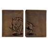 Jockey Club Genuine Leather Wallet with RFID Protection Natural Hunter