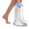 Waterproof Extra Wide Leg Cast Shower Cover with Non-Slip Bottom,
