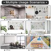 Sumnacon 32 PCS Gridwall Mount Brackets, Metal Grid Panel Accessories,