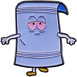 South Cartoon Park Towlie Metal Enamel 1.1 Inches Tall Pin