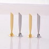 Luzen 4Pcs Desktop Pen Holder - Metal Swivel Stand with
