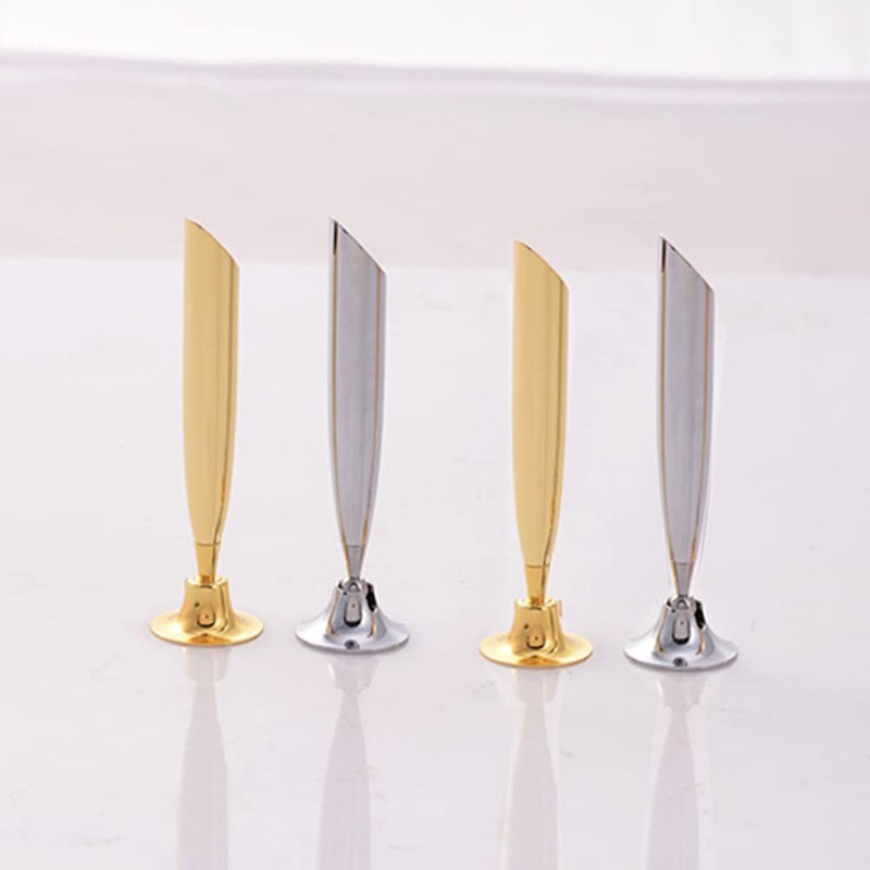 Luzen 4Pcs Desktop Pen Holder - Metal Swivel Stand with
