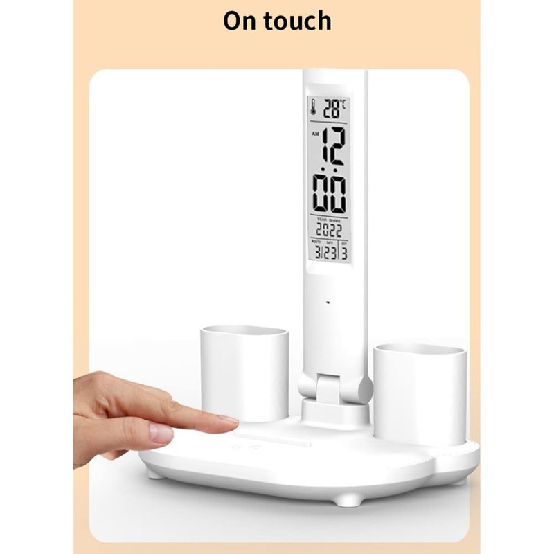 Luejnbogty LED Desk Lamp USB Dimmable Touch Foldable Table Lamp