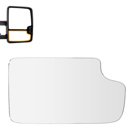 ITOPUP Towing Mirror Glass Fits for 1999-2018 For Chevy Silverado For GMC Sierra 1988-1998 For Chevy/For GMC C1500/K1500 Tow Mirror Lens Non-Heated 1 Piece Of Right Side Convex Lower Mirror Glass