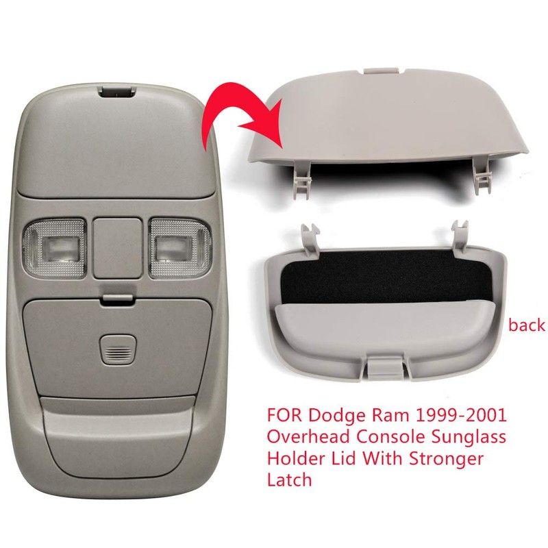 gplus New Car Overhead Console Sunglass Holder Lid, Compatible with