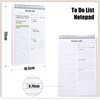 Koogel To Do List Notepad, 16.5 x 25cm Planner Notebook