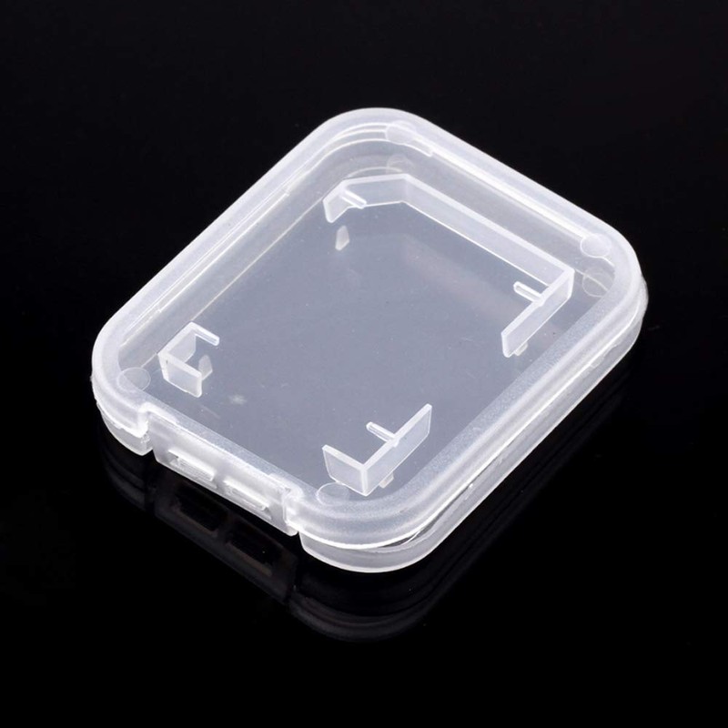 LARATH 50 Pack SD Card Holder Plastic SD MMC SDHC