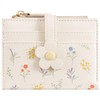 Bakurok Small Wallet Women RFID Vegan Leather Bifold Compact Card