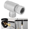 CO2 W21.8‑14 Thread Refill Adapter Connector Integrated Aluminum Soda Maker