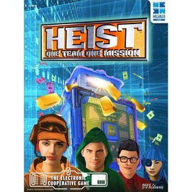 Megableu USA, Heist, A High-Stakes Strategy Game for 2 to 4 Players, Ages 7 and Up, with 5 Progressive Levels