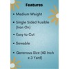 MAROBEE Medium Weight Iron On Fusible Interfacing for Sewing Projects,