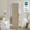 MIULEE Accordion Style Magnetic Folding Door Curtains for Doorways/Closet, Room