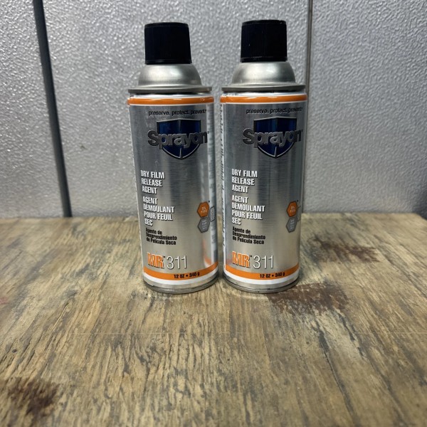 Sprayon Sc0311000 Dry Film Release Agent P.T.F.E.,12 Oz. (2-Pack)