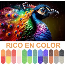Marcador de Doble Punta,plumones Acrilicos,marcadores con Glitter,Adecuado para Realizar Tarjetas de Felicitación, Pinturas y Carteles. (12 Piezas, 24 Colores)