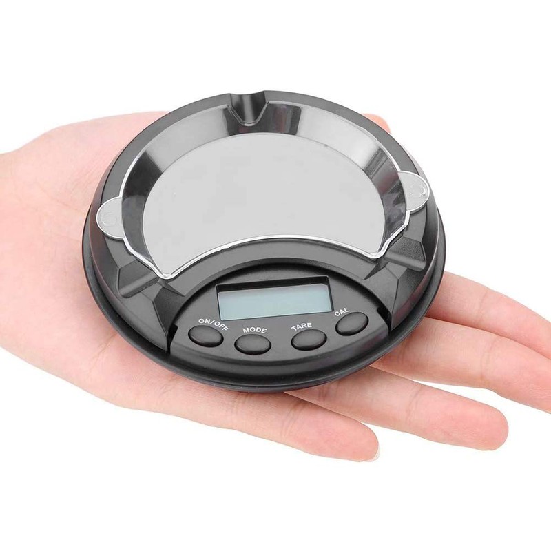 200g/0.01g Portable Ashtray Electronic Jewelry Scale, Digital Jewelry Precision Scale