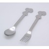 OSK Snoopy Stainless Steel Fork, Made in Japan, SN-6, Silver