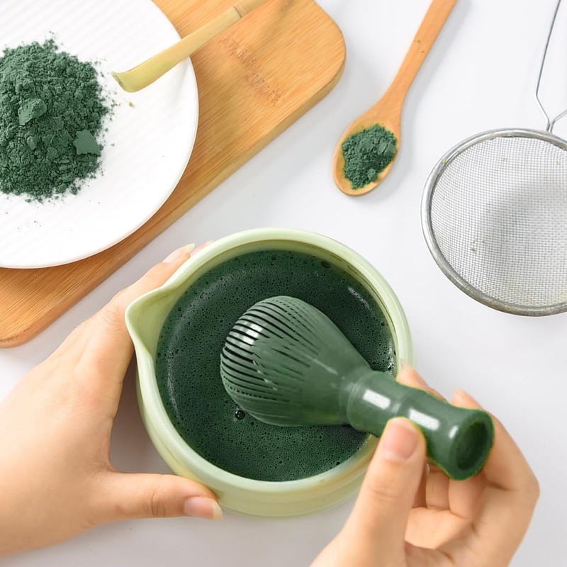 TVETE Matcha Blender, Matcha Whisk, Matcha Green Blender, ABS Plastic,