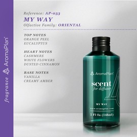 Home Luxury Scents My Way 5 Fl Oz, Home Luxury Collection- Natural & Vegan Scents - Diffuser Oil Blends for Aromatherapy - USA Fragrance, 5 Fl Oz (148ml)