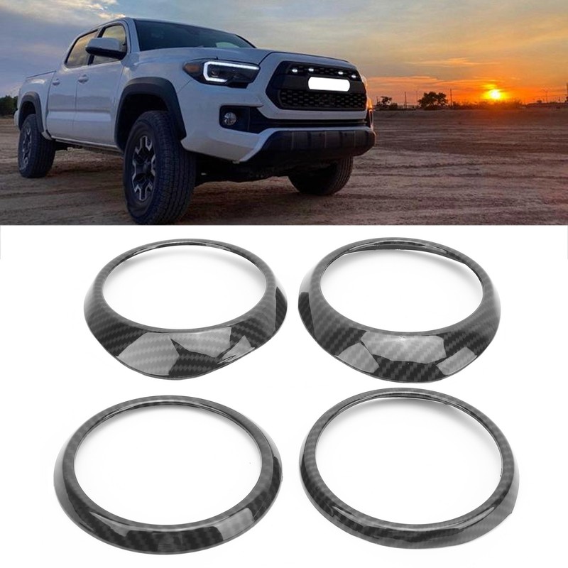 Central Control Air Outlet Trim Rings Carbon Fiber Style Decoration