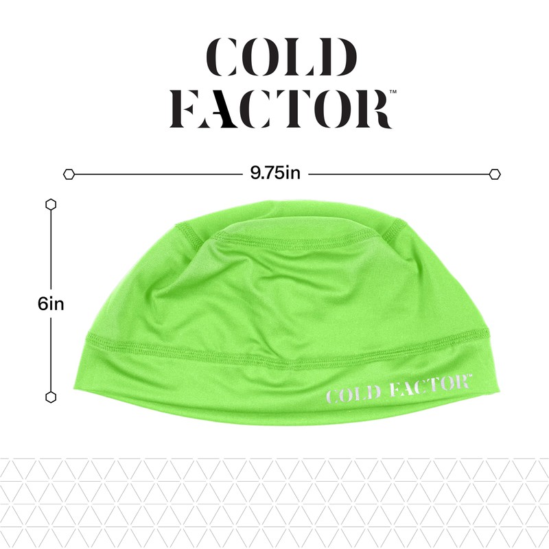 COLD FACTOR Instant Cooling Skull Cap 2 Pack | UPF