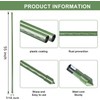 Tingyuan 55 inch Garden Stakes 25 Pack Tomato Stakes Plant