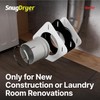 Gardus SnugDryer Space-Saving Dryer Vent Connection Kit, Only For New